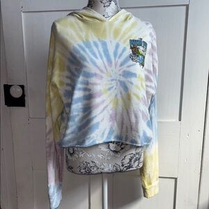 Psycho Tuna Tie Dye Hoodie Graphic Tropical Parrot Frog Logo